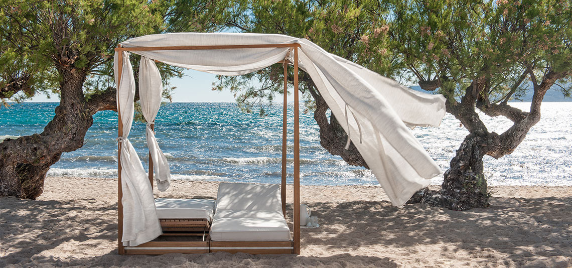 Sun lounge with canopy sale