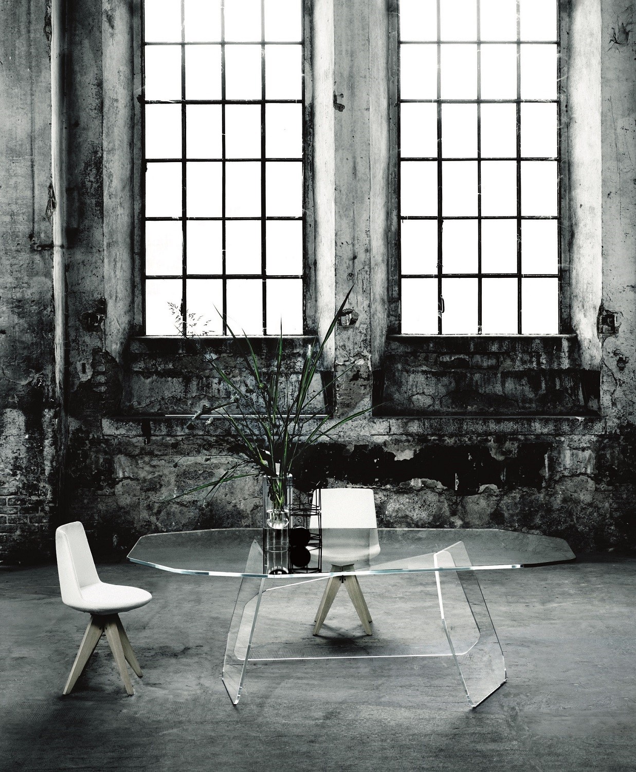 Quake Dining Table Glas Italia