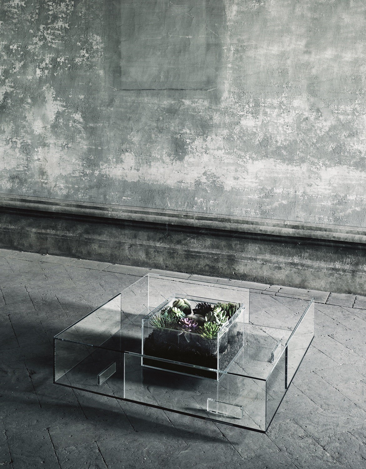 Glas sales italia table