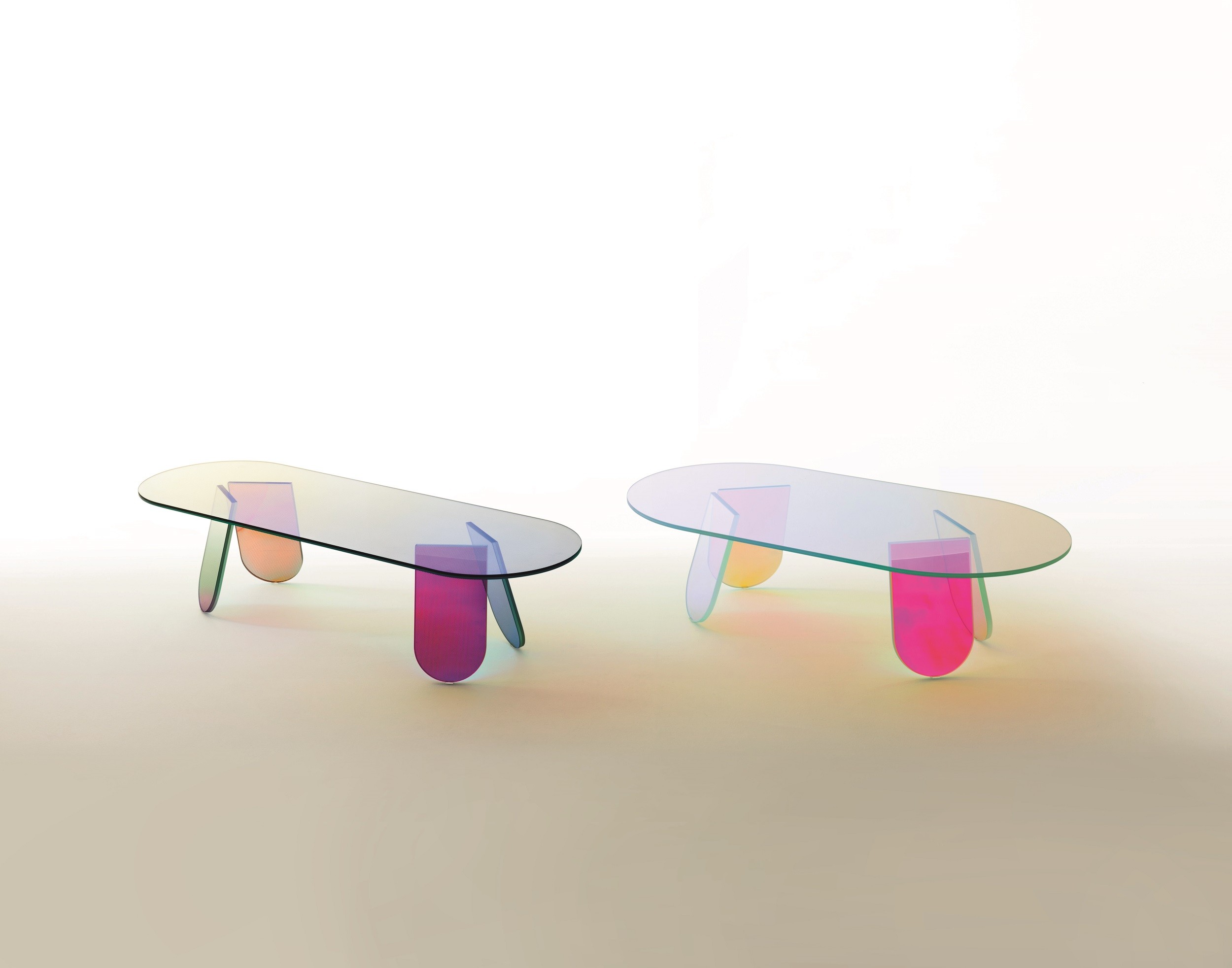 Glas italia shimmer clearance table